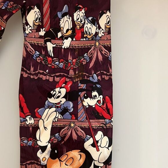 ‎Disney Leeds International 100% Silk Tie Made In Italy - Picture 3 of 9